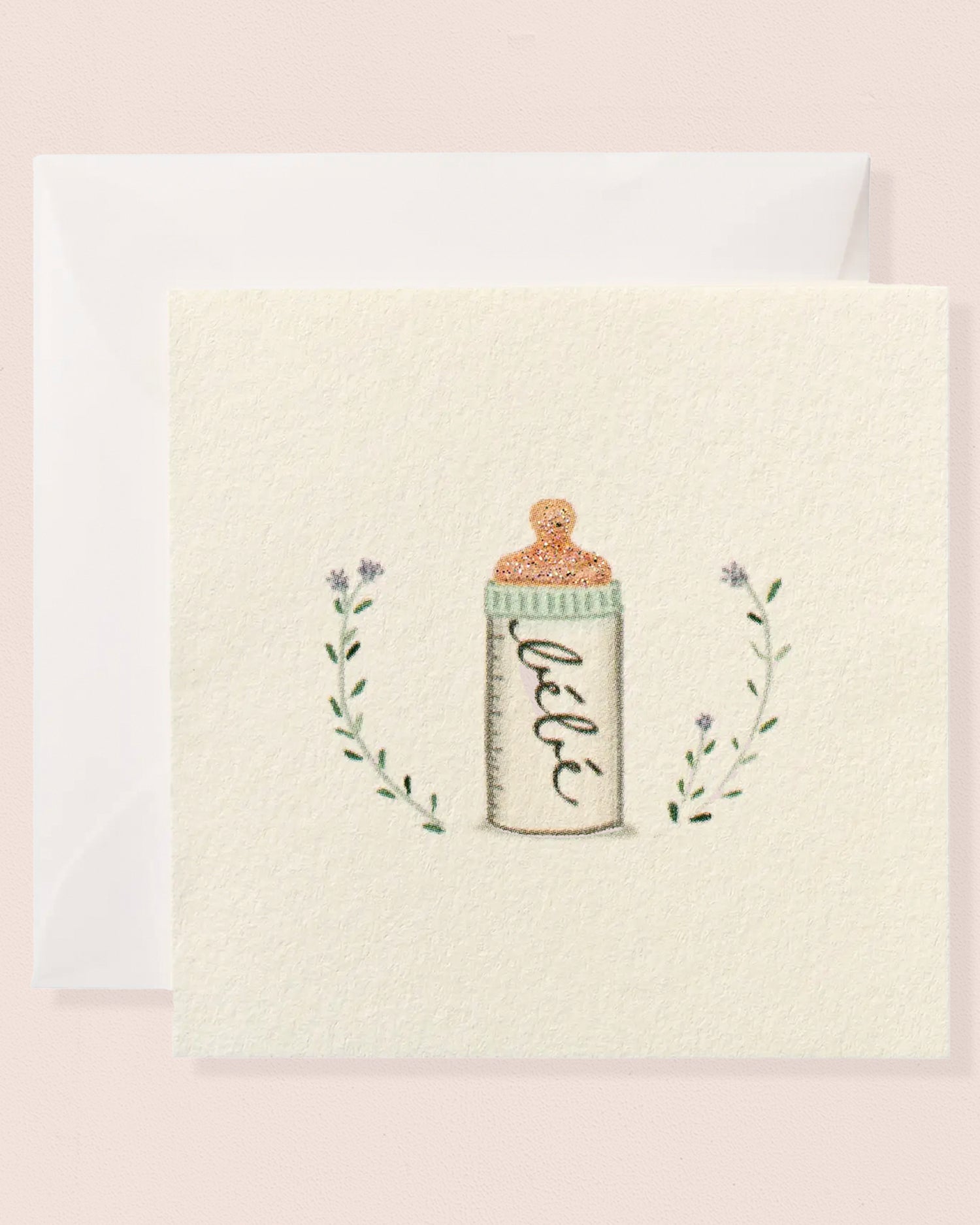 Enclosure Card Baby Bottle
